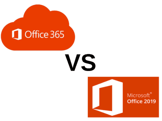 office 365 vs Microsoft Office 2019